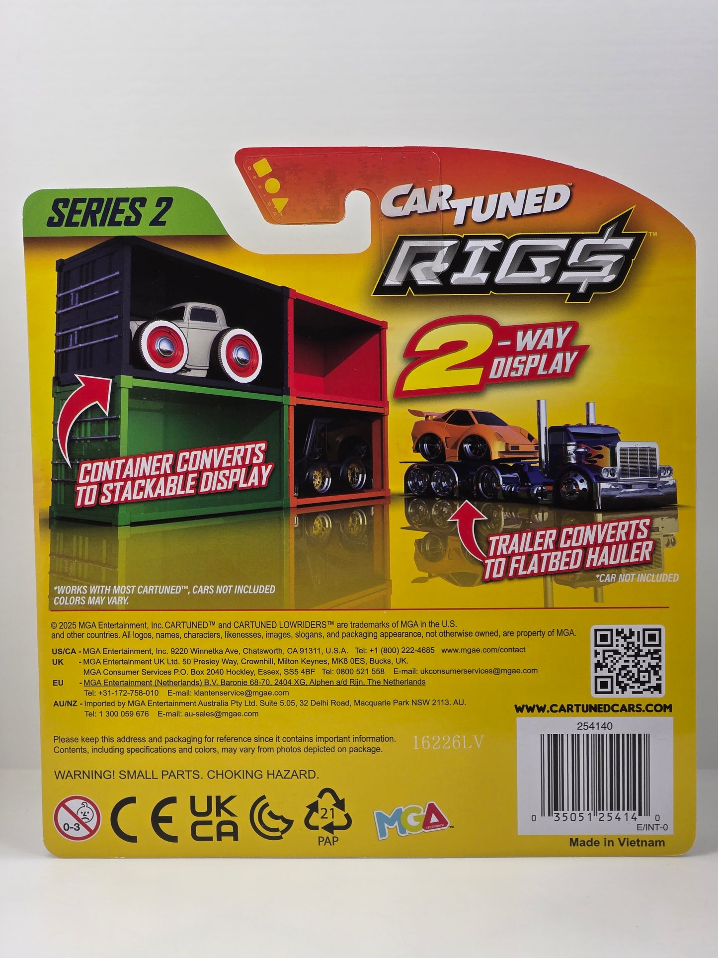CAR TUNED RIGS SERIES 2 - SNEAKY PETE - GREEN with YELLOW CONTAINER #04