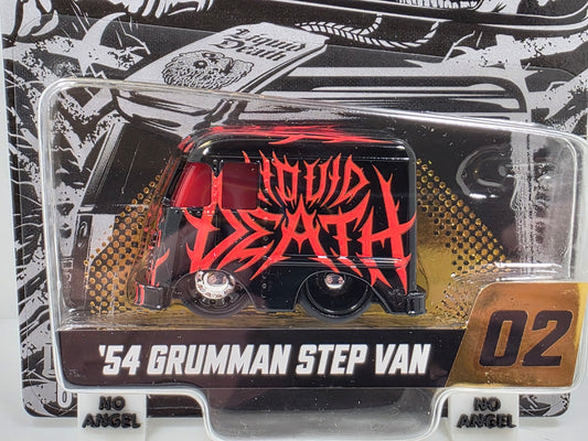 CAR TUNED - LIQUID DEATH S1 - '54 GRUMMAN STEP VAN - BLACK / RED # 02 - NEW