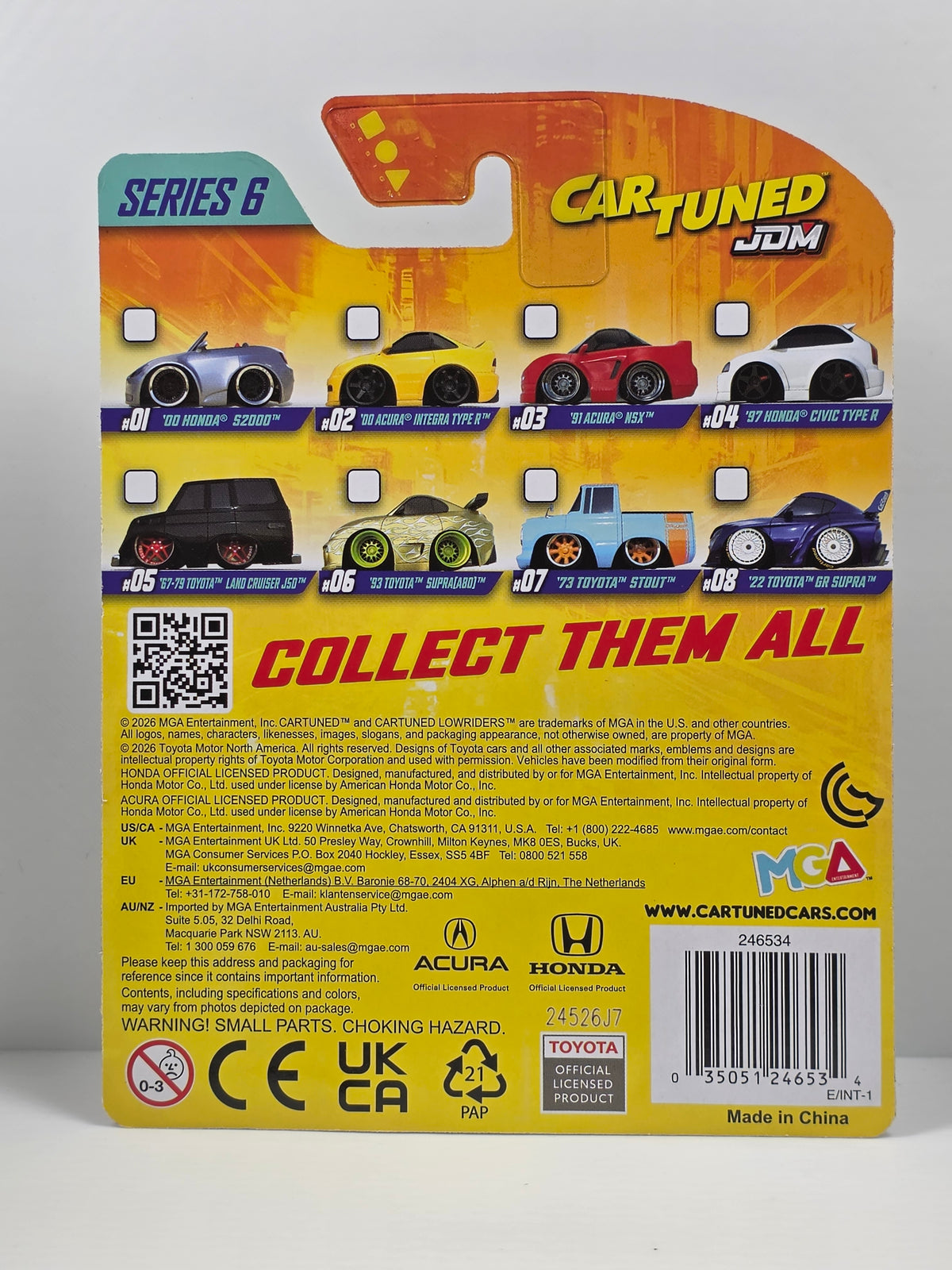 CAR TUNED - JDM SERIES 6 - '00 HONDA S2000 - SILVER # 01 - NEW