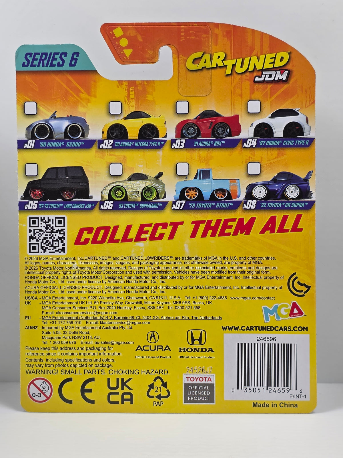 CAR TUNED - JDM SERIES 6 - '73 TOYOTA STOUT - LIGHT BLUE / ORANGE # 07 - NEW