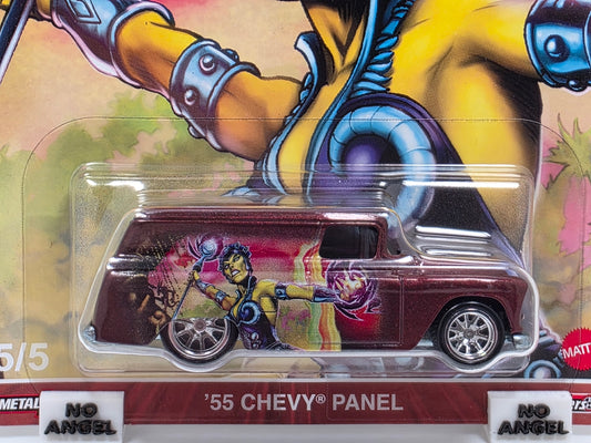 HOT WHEELS PREMIUM - MASTERS OF THE UNIVERSE - EVIL-LYN - '55 CHEVY PANEL - NEW