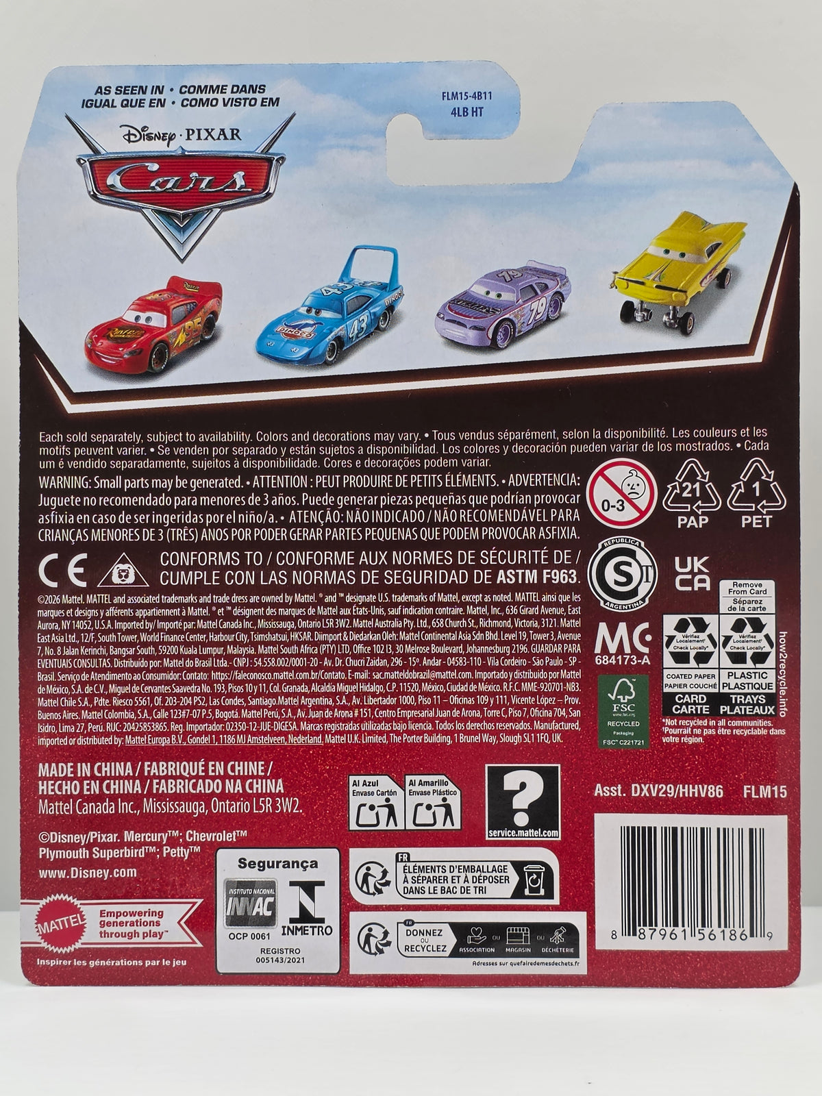 DISNEY PIXAR CARS - SHERIFF - RADIATOR SPRINGS - 20th ANNIVERSARY PACK NEW