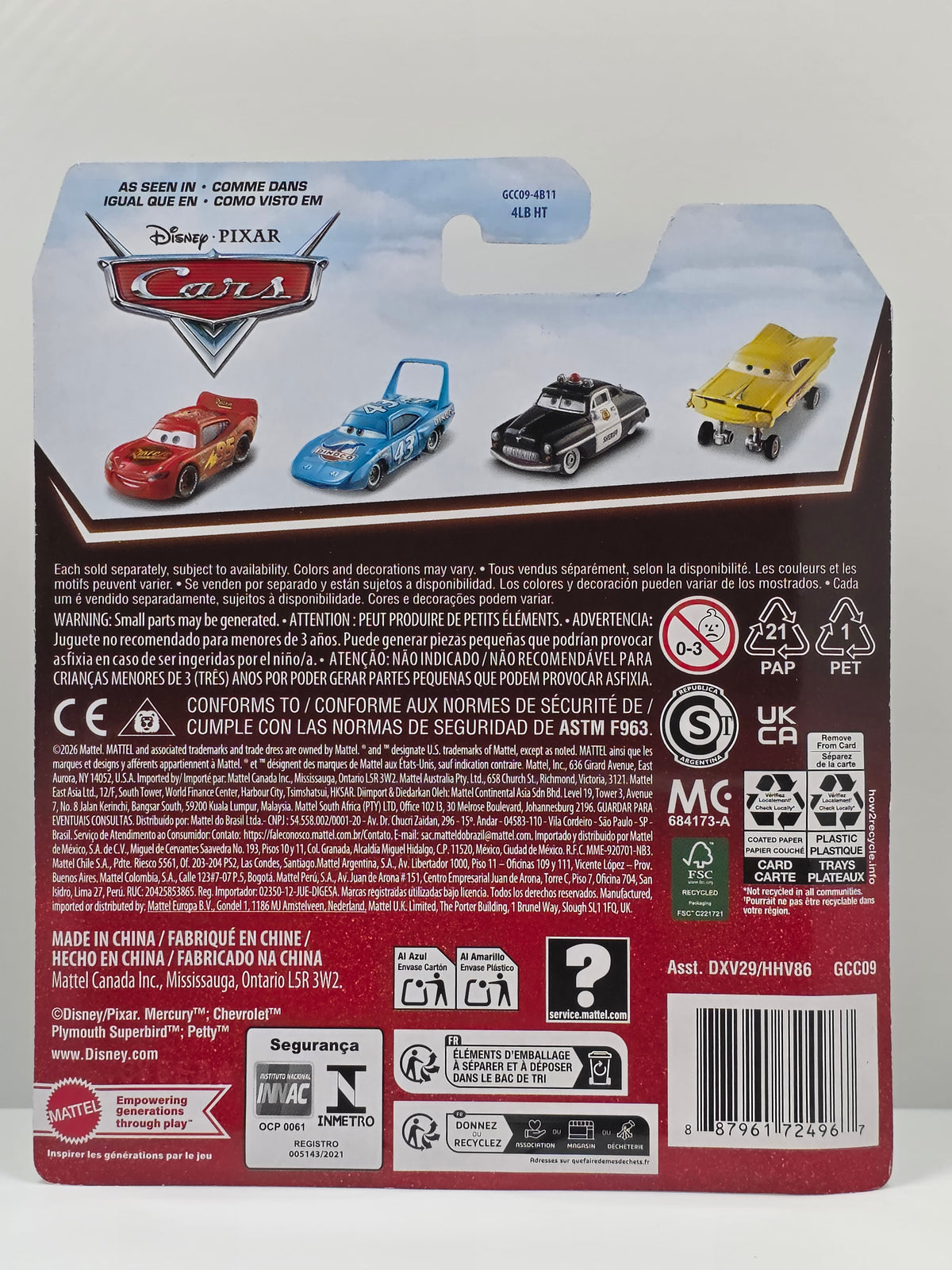 DISNEY PIXAR CARS - HAUL INNGAS - RETREAD #79 - 20th ANNIVERSARY PACK NEW