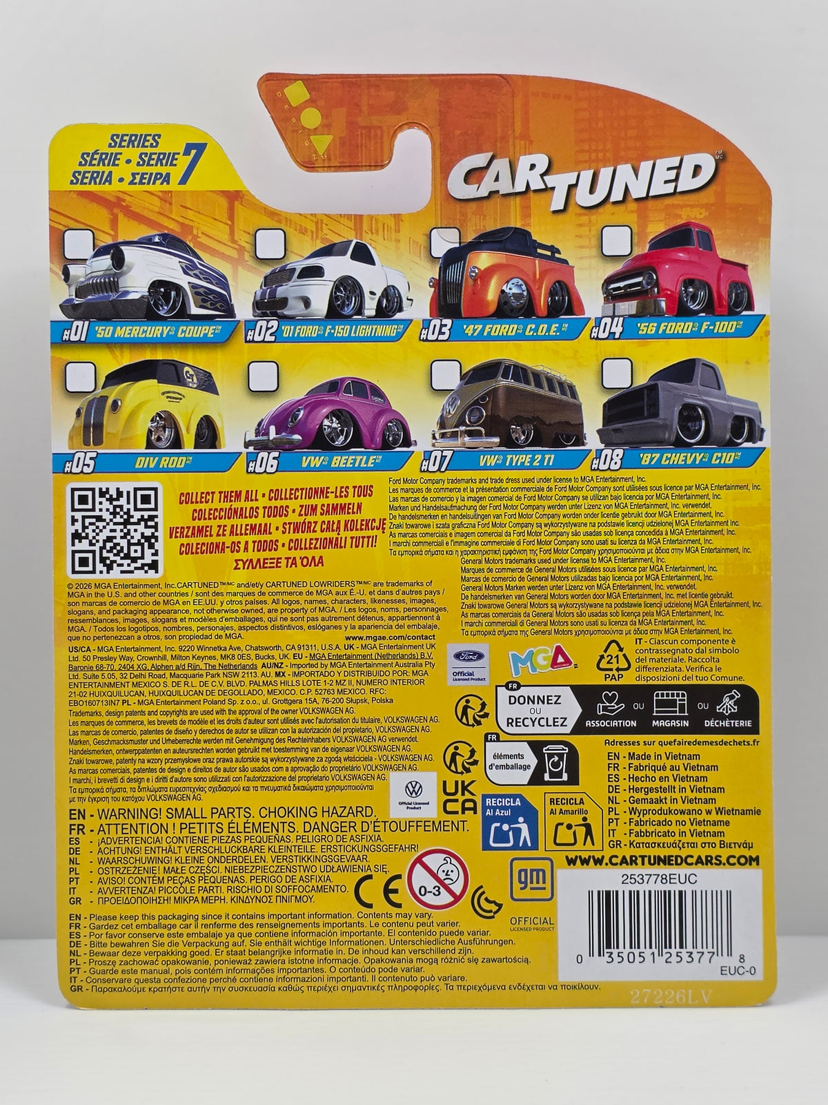 CAR TUNED - SERIES 7 ALT - VW BEETLE - PINK # 06 - NEW