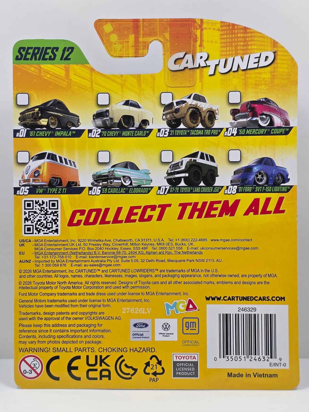 CAR TUNED - MGA -SERIES 12 - SVT FORD F150 LIGHTNING - BLUE #08 - NEW
