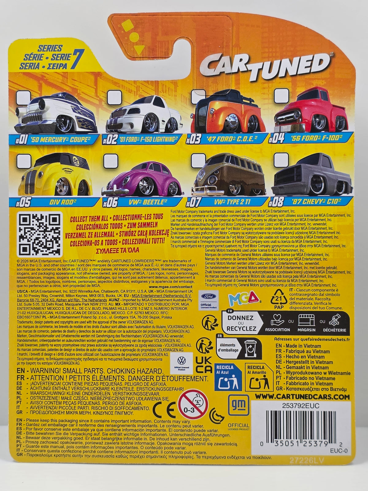 CAR TUNED - MGA -SERIES 7 ALT - '87 CHEVY C10 - GREY #08 - NEW