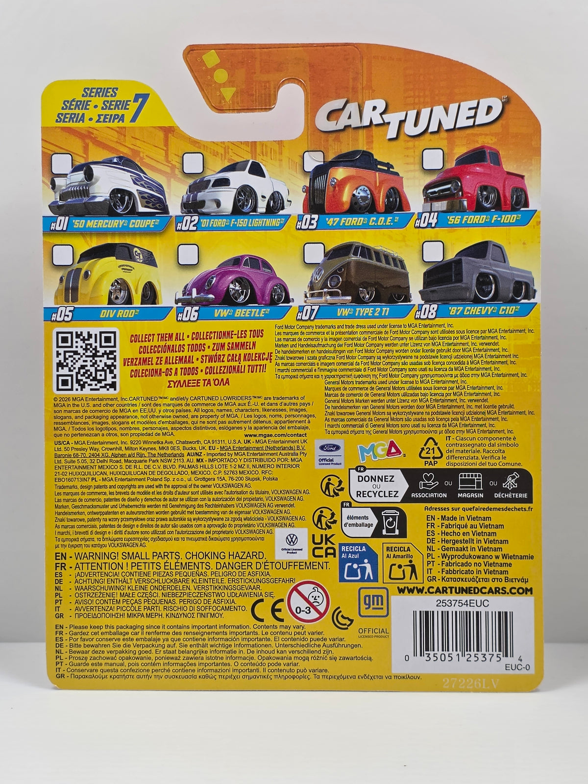 CAR TUNED - MGA -SERIES 7 ALT - '56 FORD F-100 - RED #04 - NEW