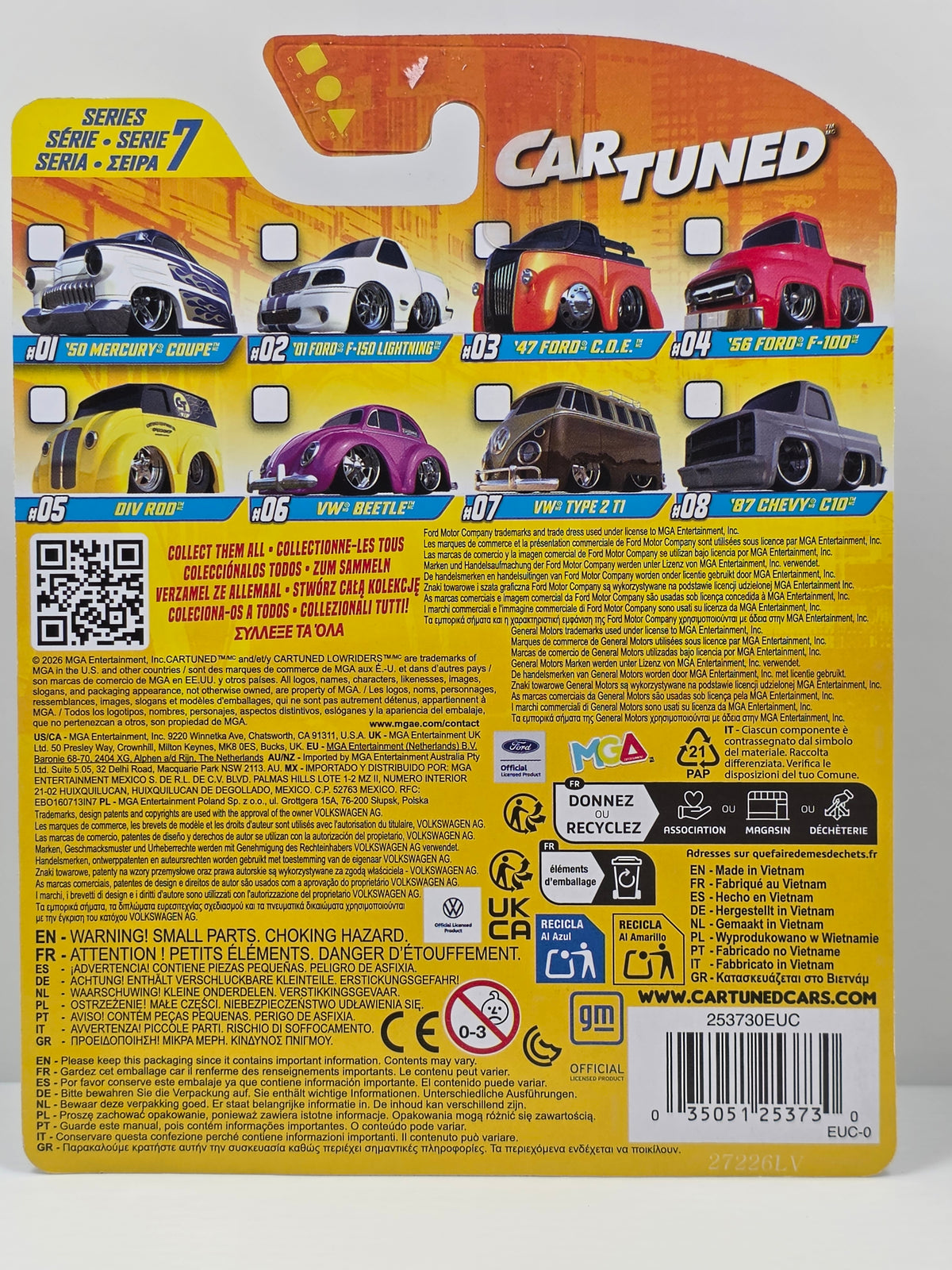CAR TUNED - MGA -SERIES 7 ALT - '01 FORD F150 LIGHTNING - BLUE & WHITE #02 - NEW