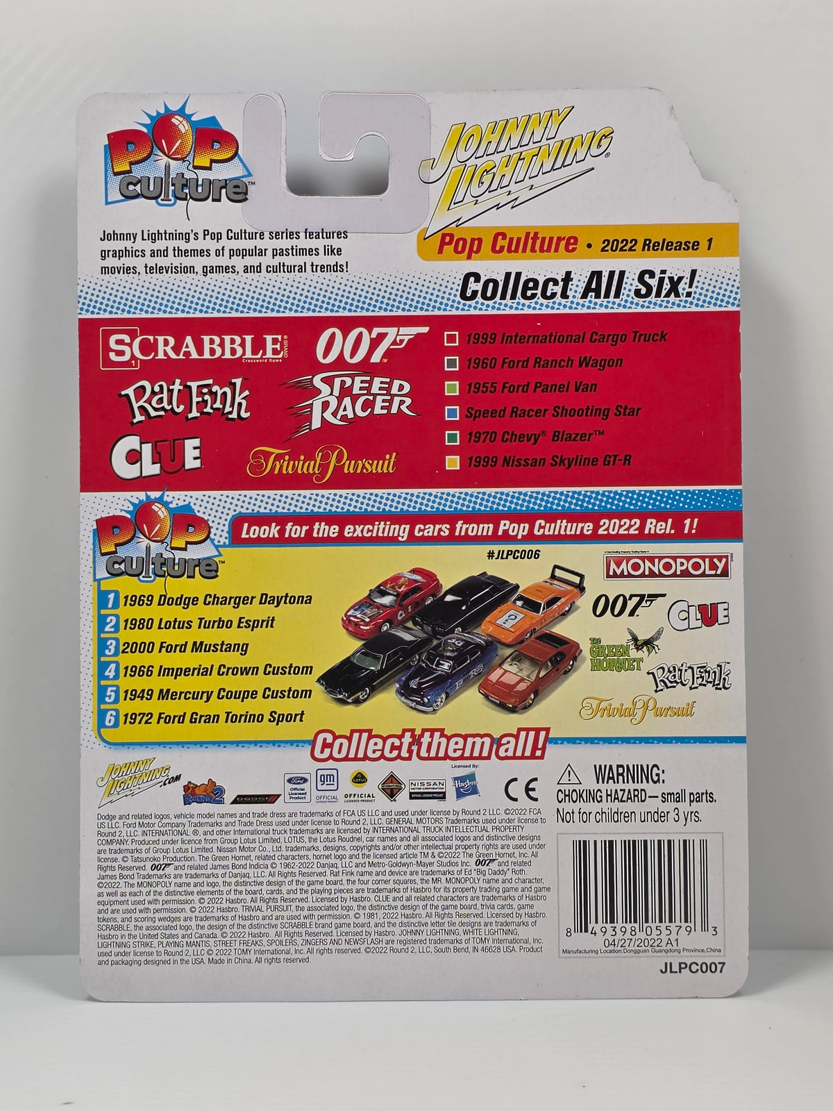 Johnny Lightning - SPEED RACER - RACE WORN RACER X #9 - JLPC007 1/64 SCALE