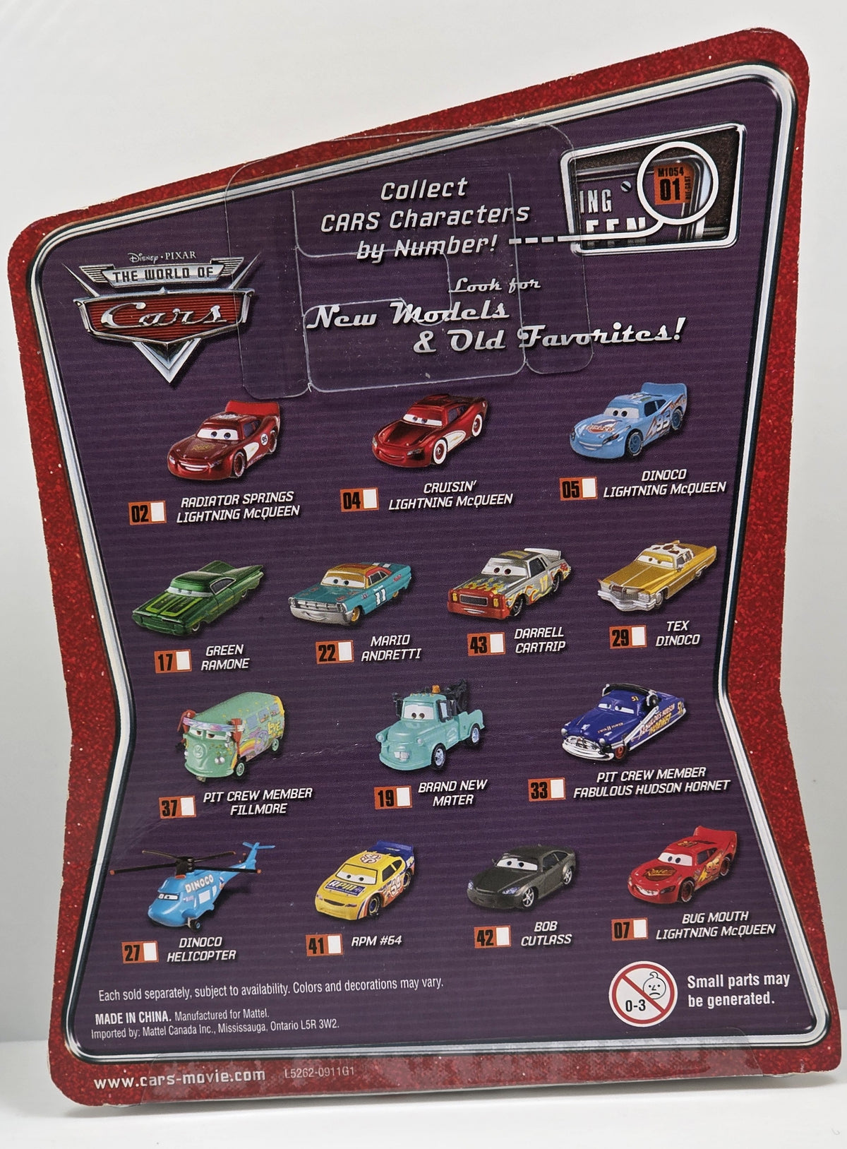 DISNEY PIXAR CARS - THE WORLD OF CARS - RAMONE - GREEN - 2007 - NEW