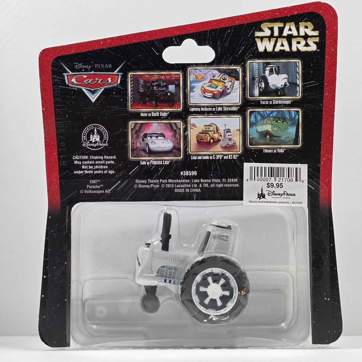 DISNEY PIXAR CARS - STAR WARS - TRACTOR AS STORMTROOPER - NEW