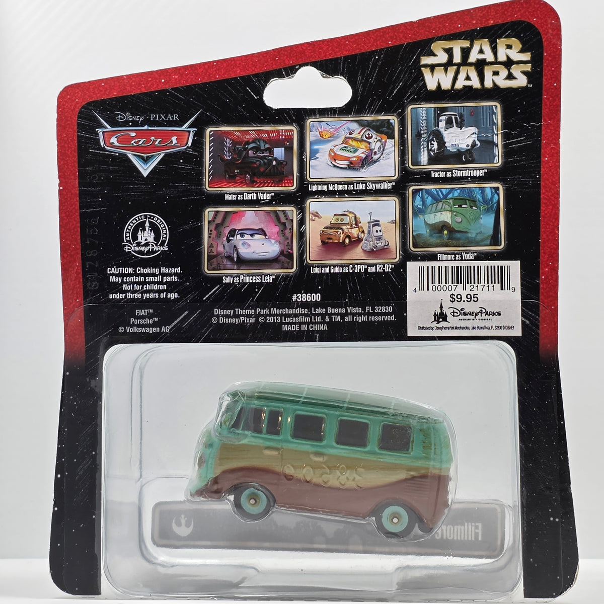 DISNEY PIXAR CARS - STAR WARS - FILLMORE AS YODA - NEW