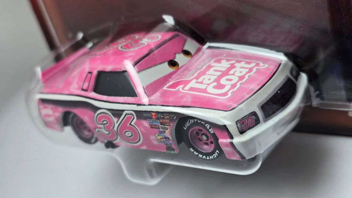 DISNEY PIXAR CARS - EUGENE CARBURESKI #36 TANK COAT - PISTON CUP RACER NEW