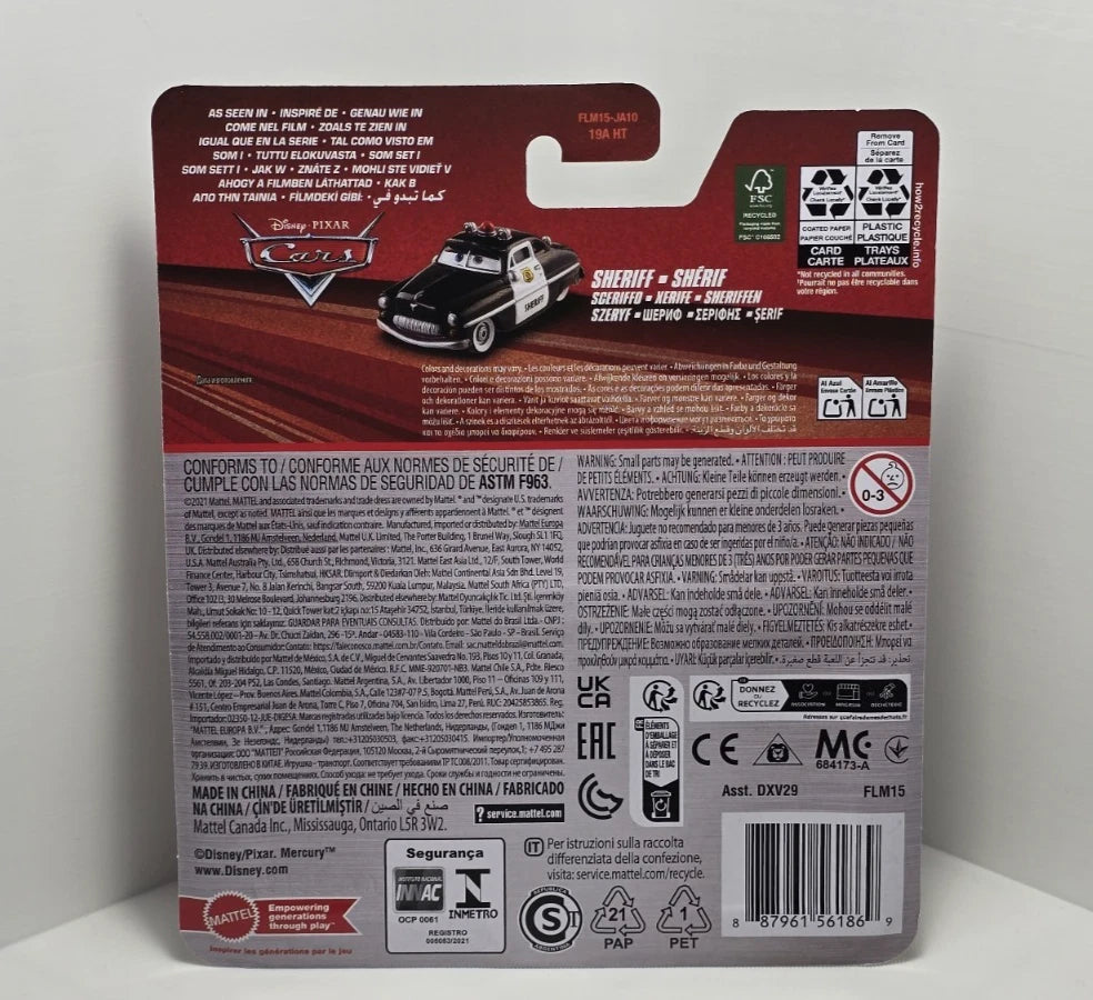 DISNEY PIXAR CARS - SHERIFF - RADIATOR SPRINGS