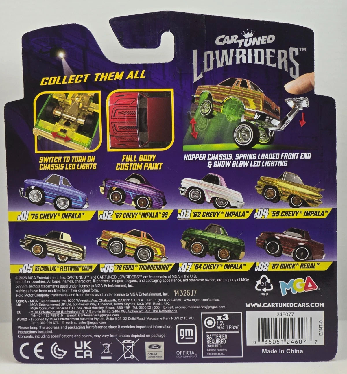 CAR TUNED LOWRIDERS SERIES 3 - '87 BUICK REGAL - #08 SHOW & GLOW