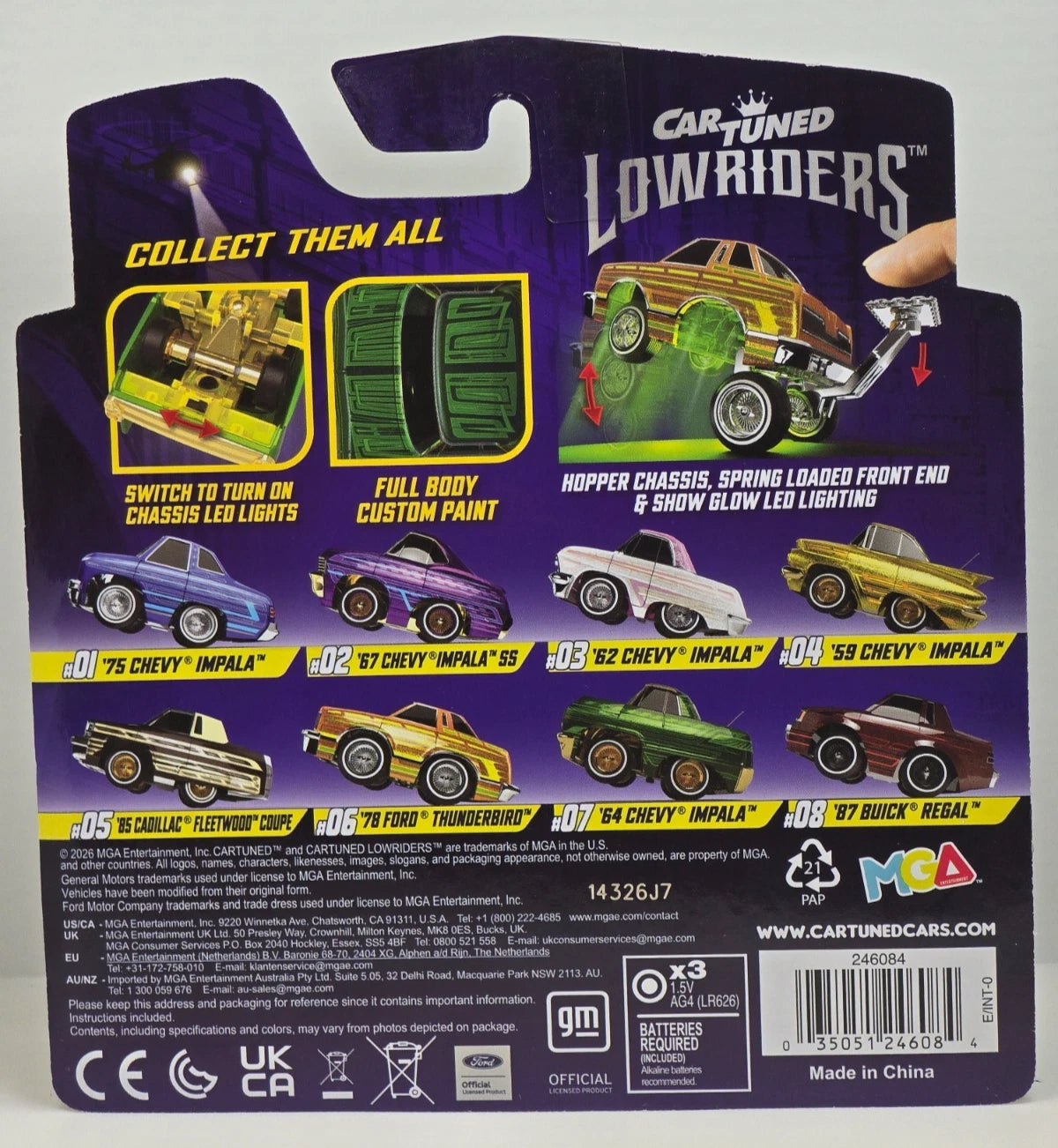 CAR TUNED LOWRIDERS SERIES 3 - '64 CHEVY IMPALA - #07 SHOW & GLOW