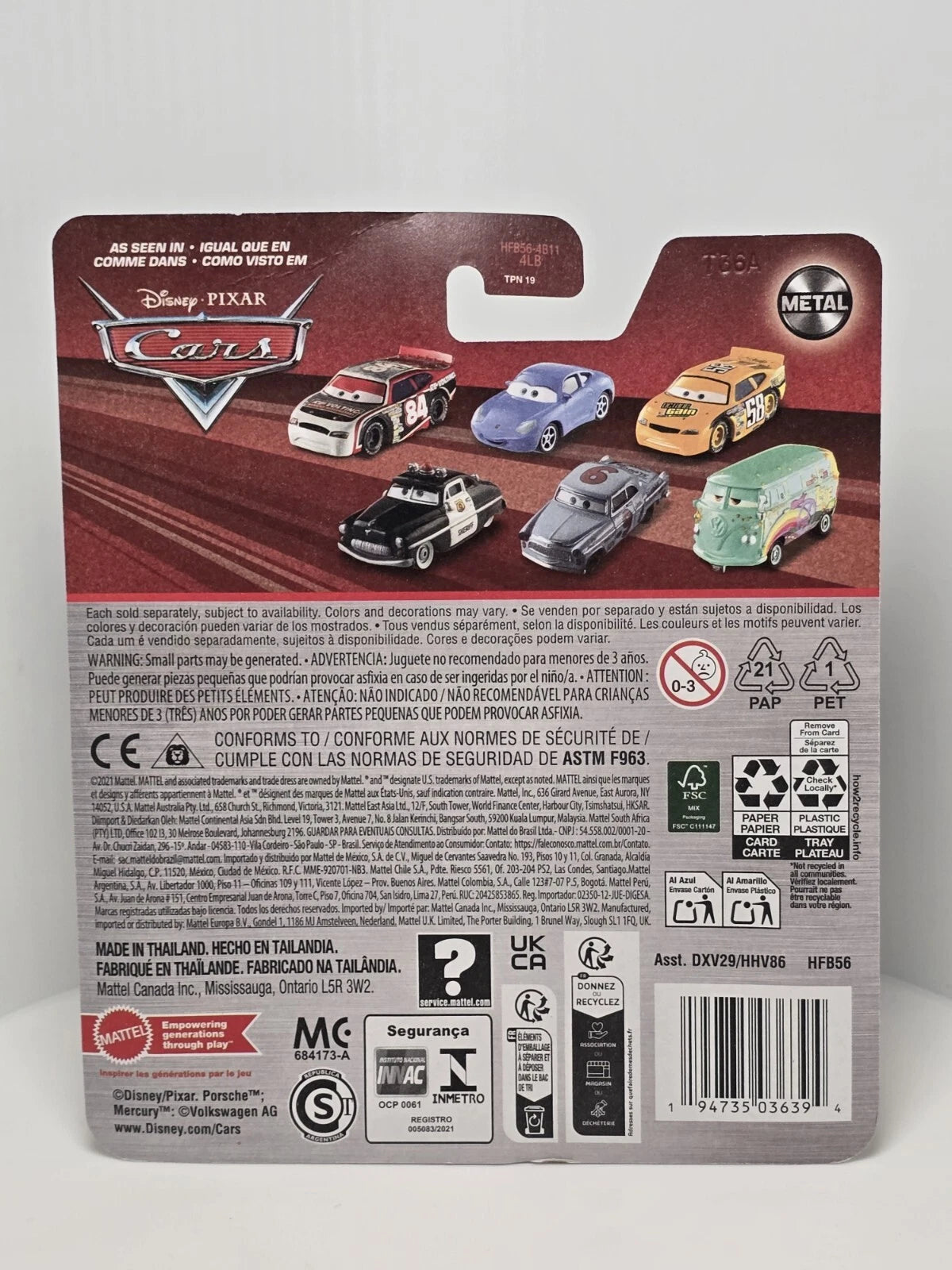 DISNEY PIXAR CARS - JONATHON WRENCHWORTHS - RUSTEZE SUPPORTER