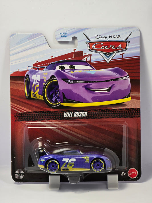 DISNEY PIXAR CARS - WILL RUSCH #76 VINYL TOUPEE - NEXT GEN RACER
