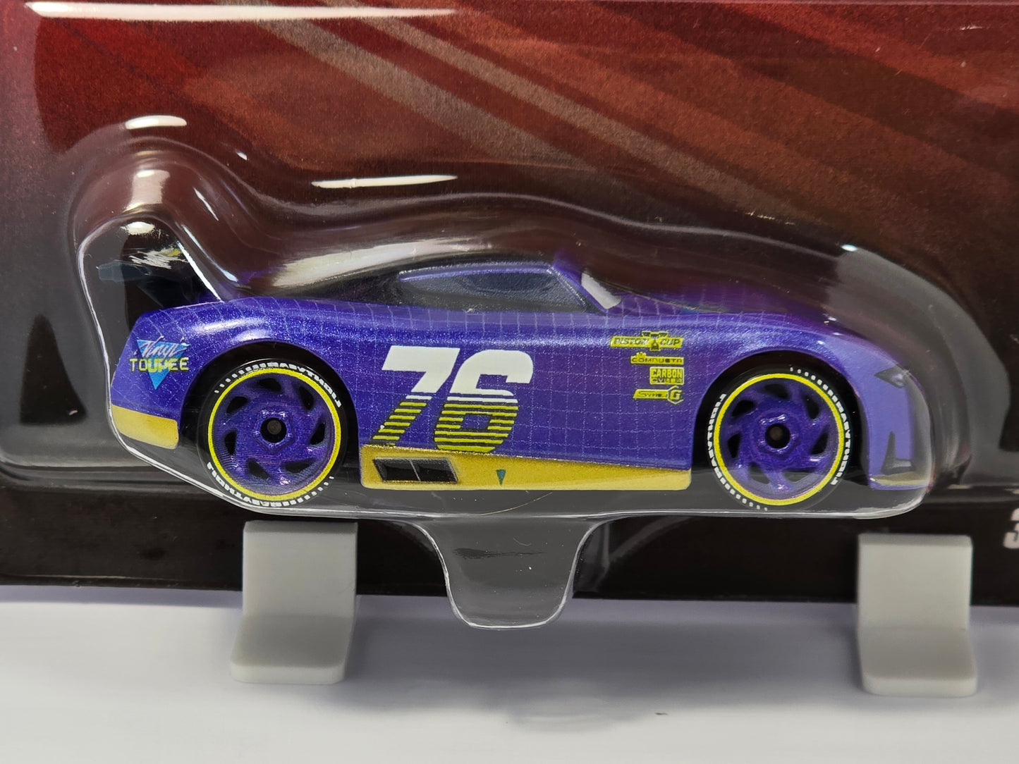DISNEY PIXAR CARS - WILL RUSCH #76 VINYL TOUPEE - NEXT GEN RACER