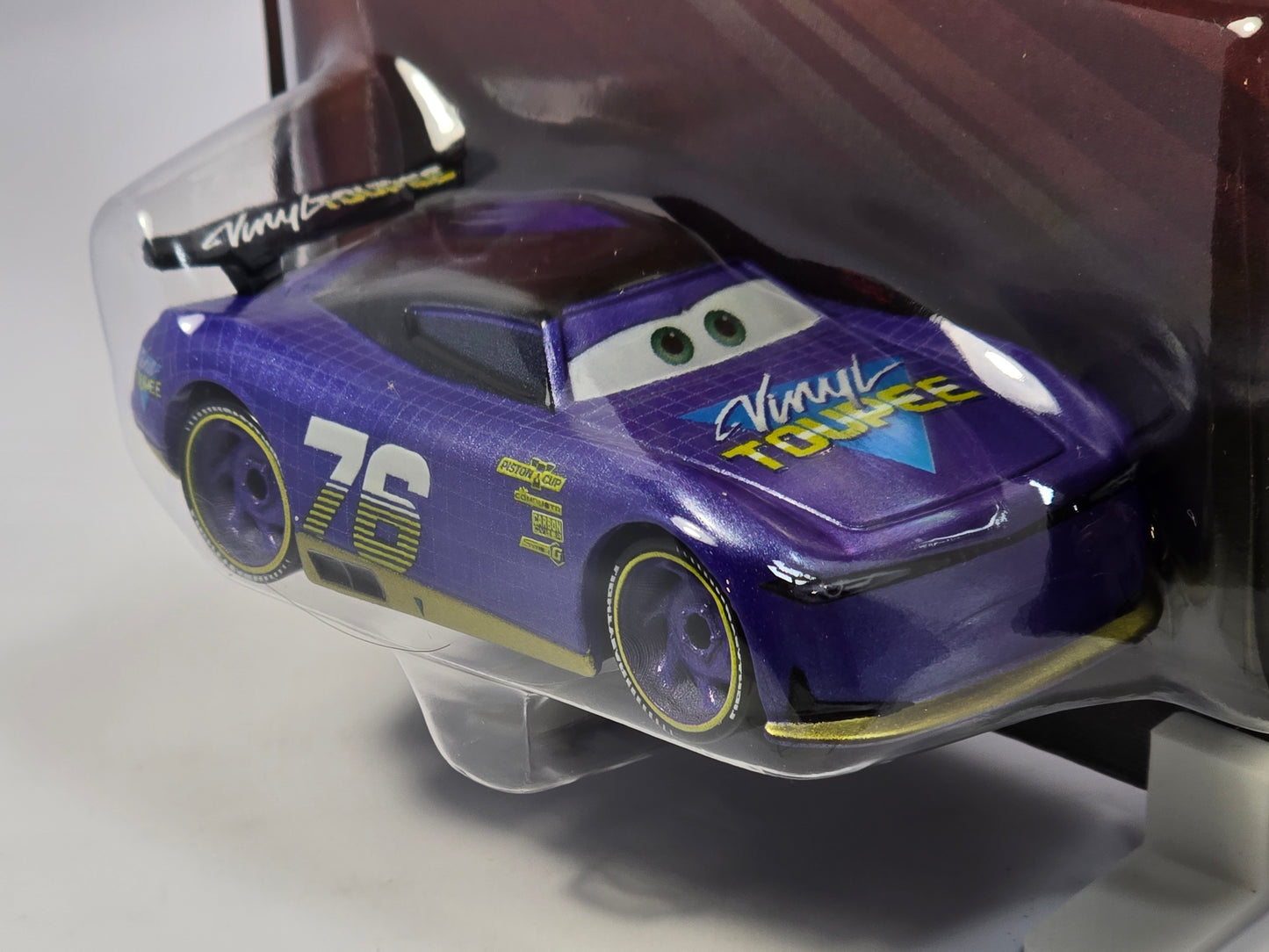 DISNEY PIXAR CARS - WILL RUSCH #76 VINYL TOUPEE - NEXT GEN RACER