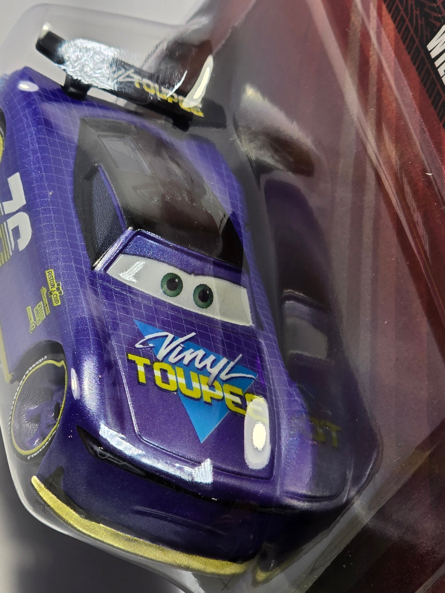 DISNEY PIXAR CARS - WILL RUSCH #76 VINYL TOUPEE - NEXT GEN RACER