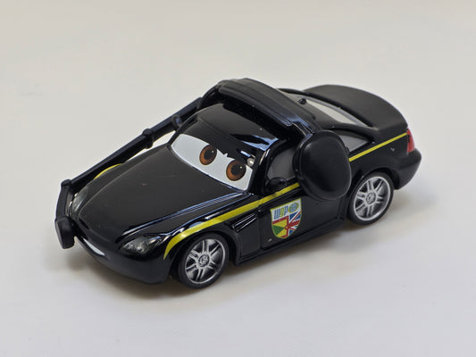 DISNEY PIXAR CARS - BRUCE BOXMANN with HEADSET - LEWIS HAMILTON's CREW CHIEF - PRE OWNED