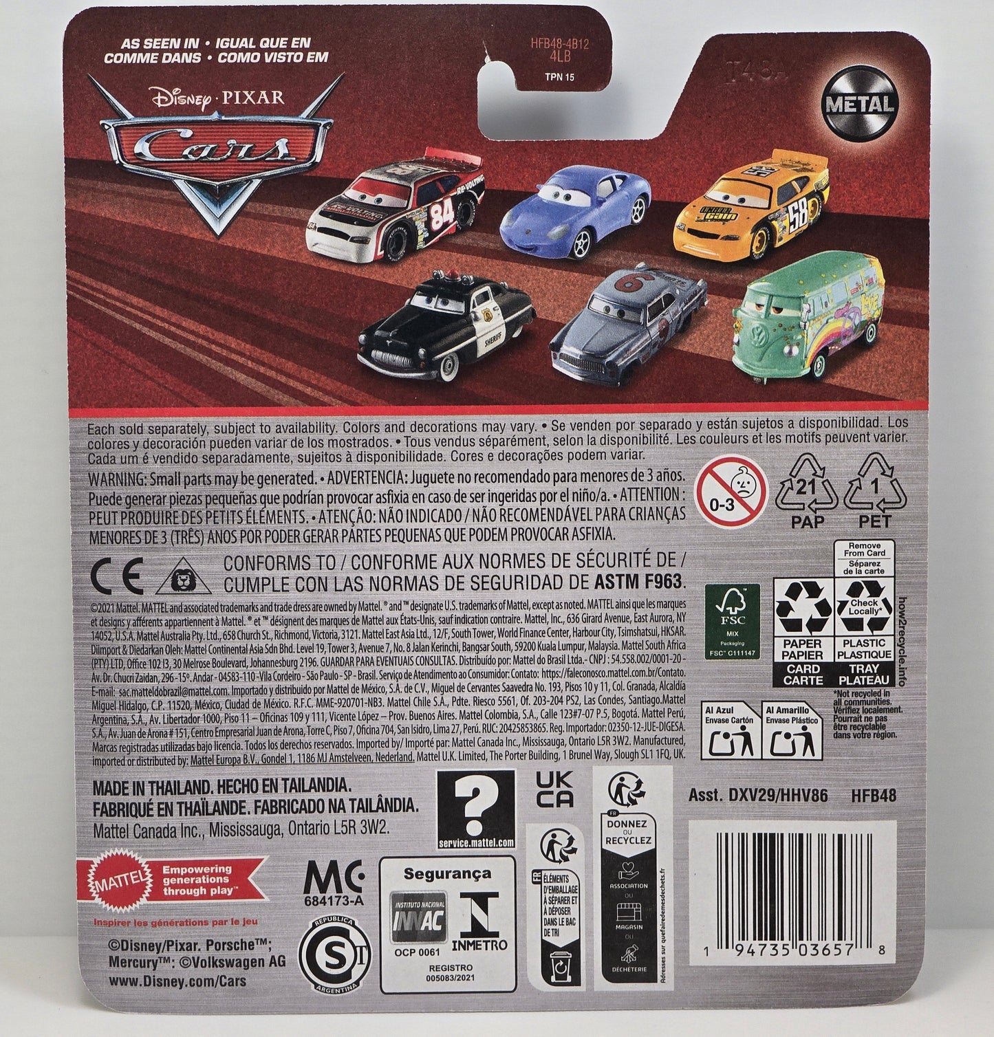 DISNEY PIXAR CARS - DONNA PITTS