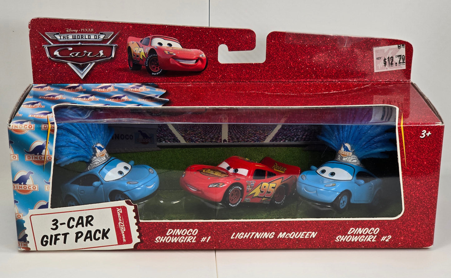 DISNEY PIXAR CARS - LIGHTNING MCQUEEN WITH SHOWGIRLS 1 & 2
