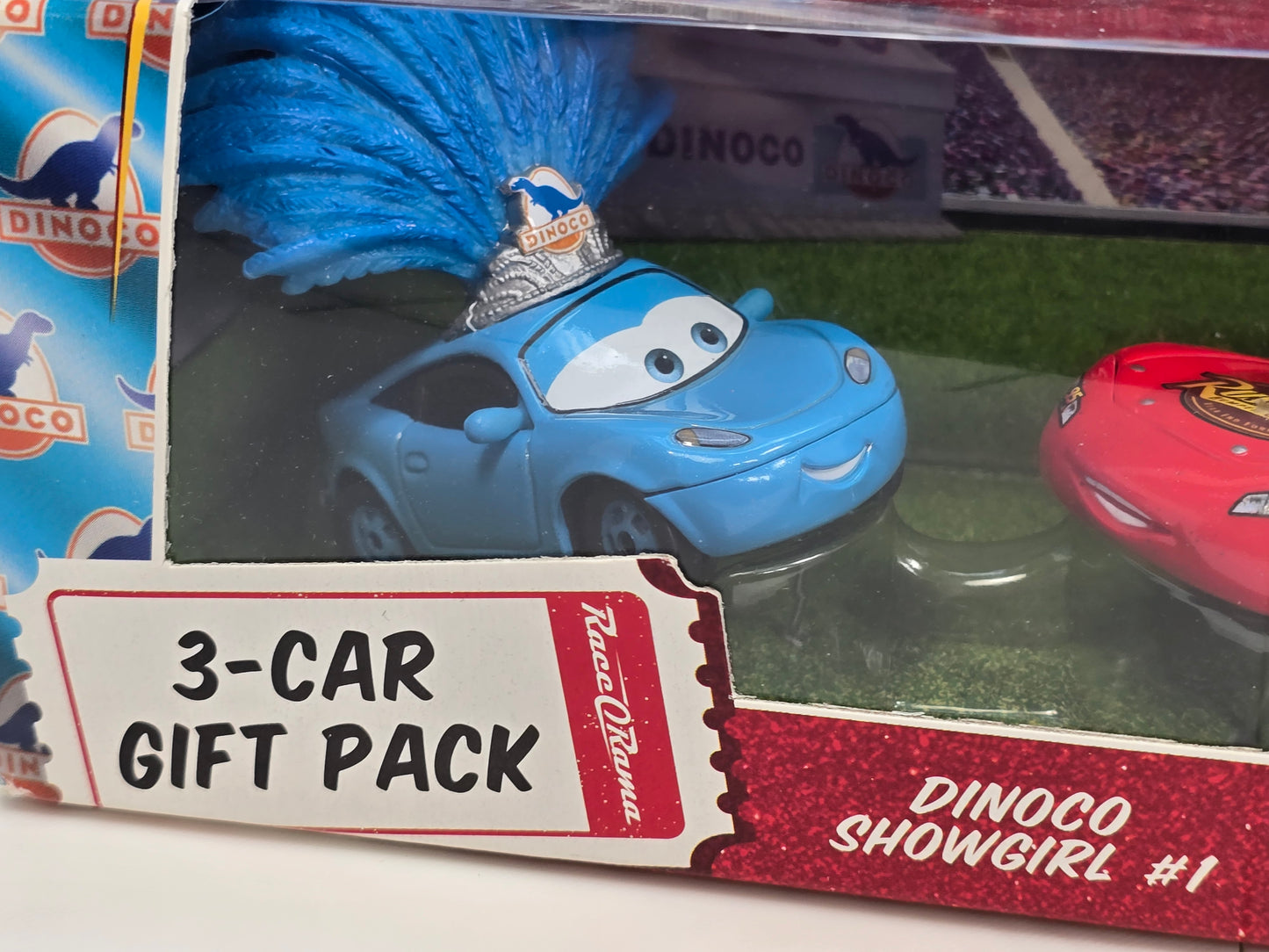 DISNEY PIXAR CARS - LIGHTNING MCQUEEN WITH SHOWGIRLS 1 & 2