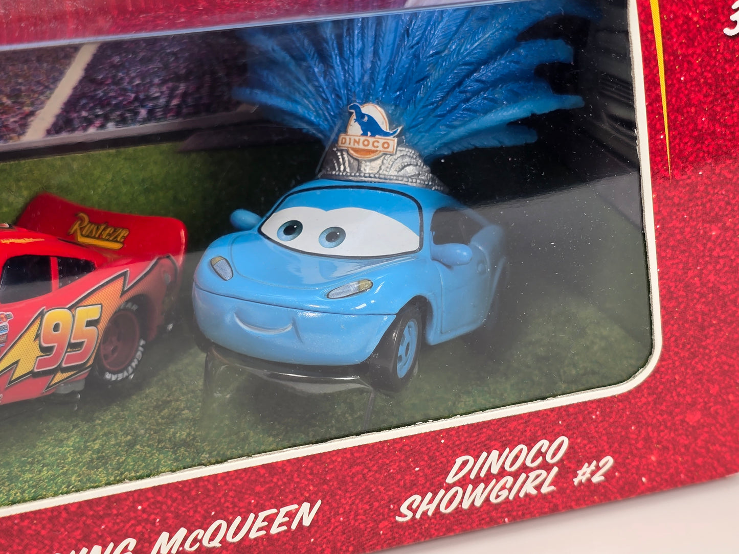 DISNEY PIXAR CARS - LIGHTNING MCQUEEN WITH SHOWGIRLS 1 & 2