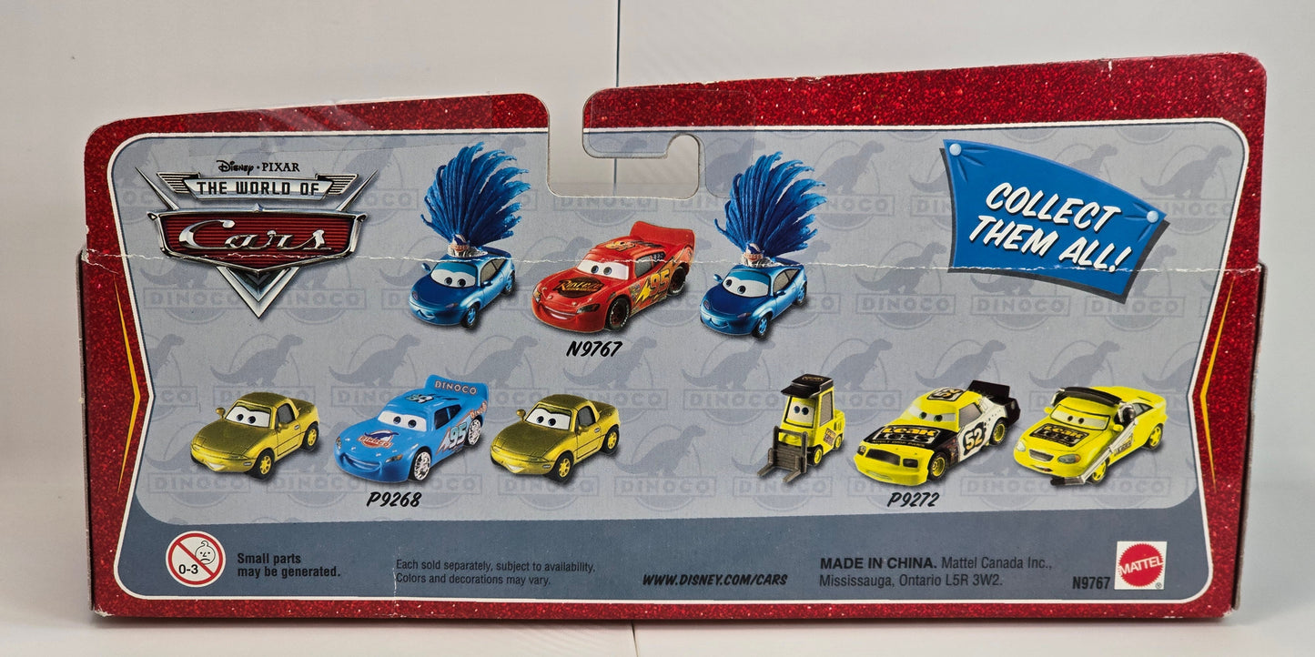 DISNEY PIXAR CARS - LIGHTNING MCQUEEN WITH SHOWGIRLS 1 & 2