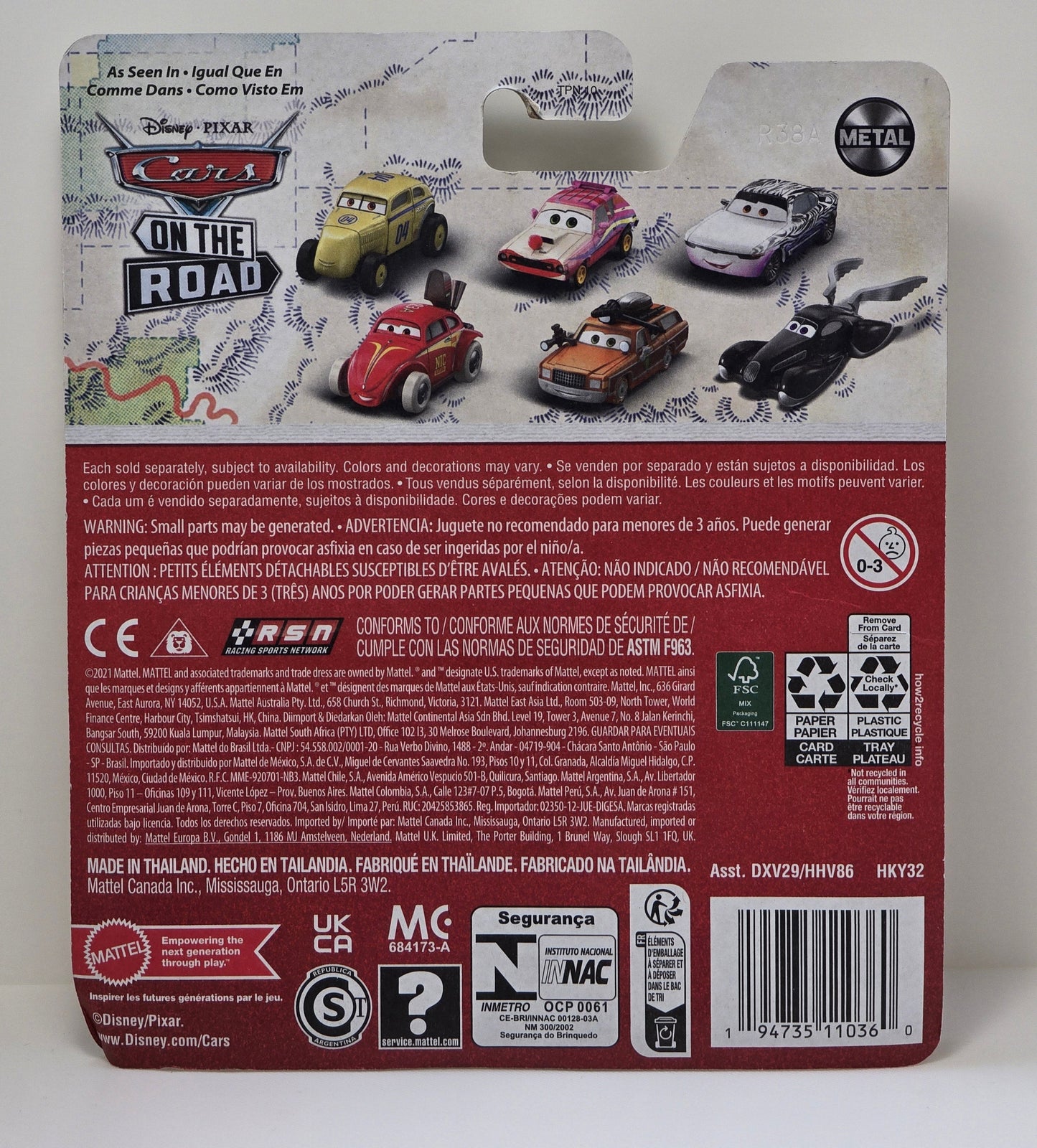 DISNEY PIXAR CARS - ON THE ROAD - GEARSTEN MARSHALL