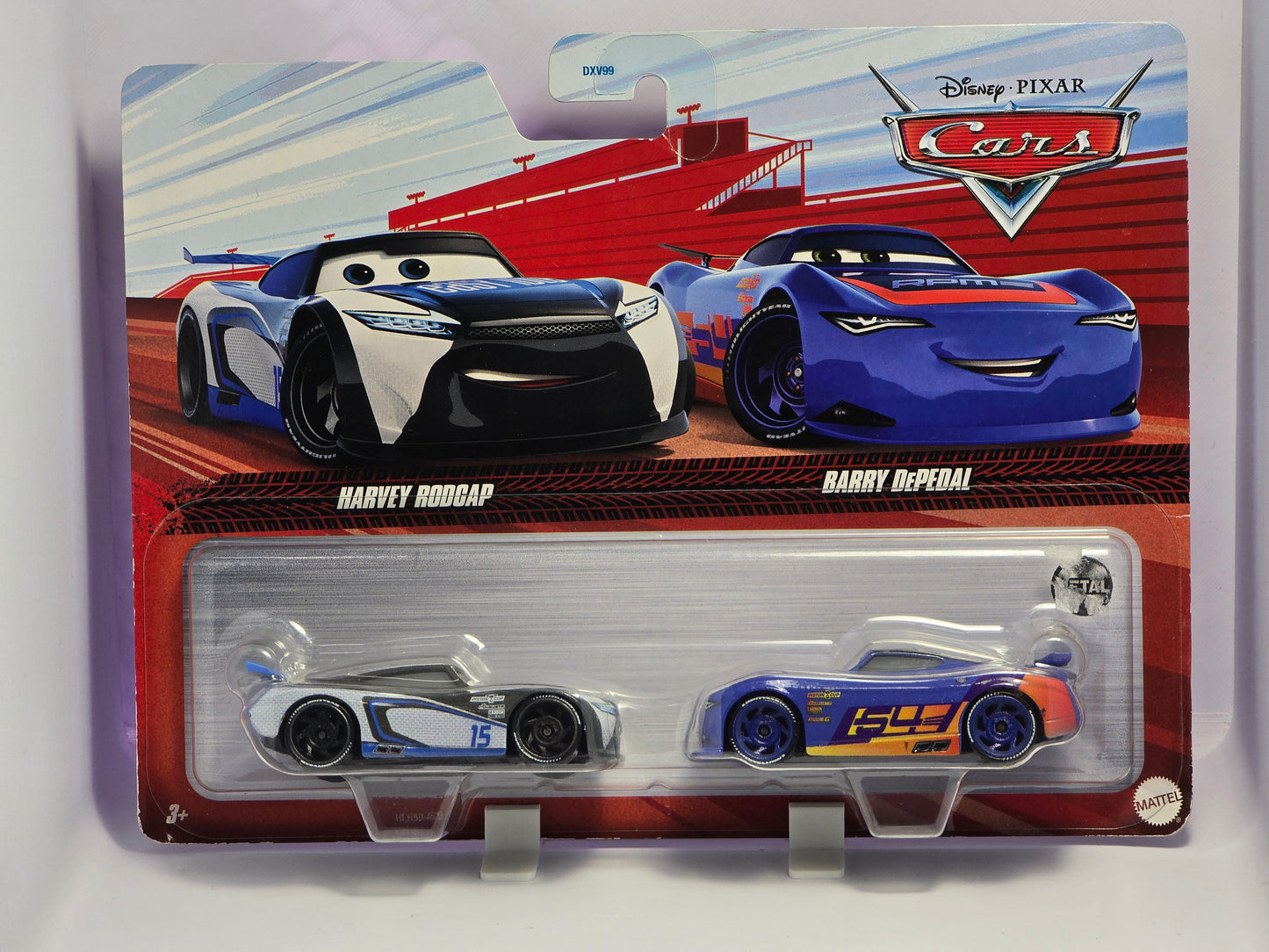 DISNEY PIXAR CARS - HARVEY RODCAP & BARRY DePEDAL NEXT GEN RACERS