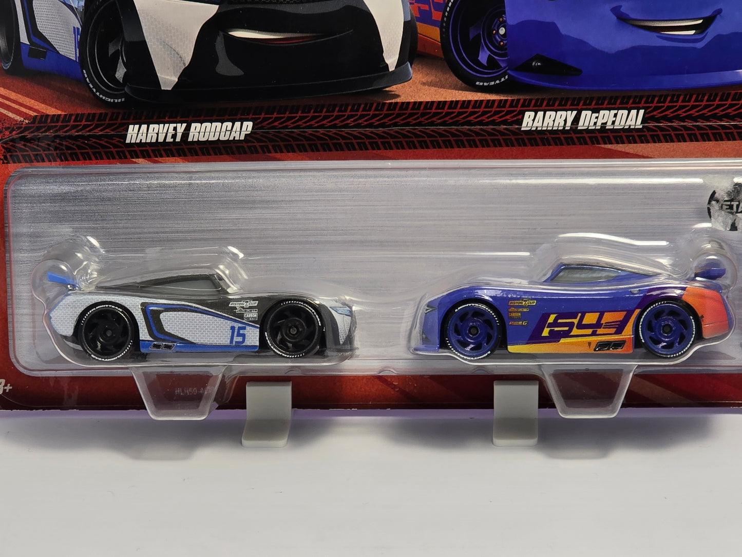 DISNEY PIXAR CARS - HARVEY RODCAP & BARRY DePEDAL NEXT GEN RACERS