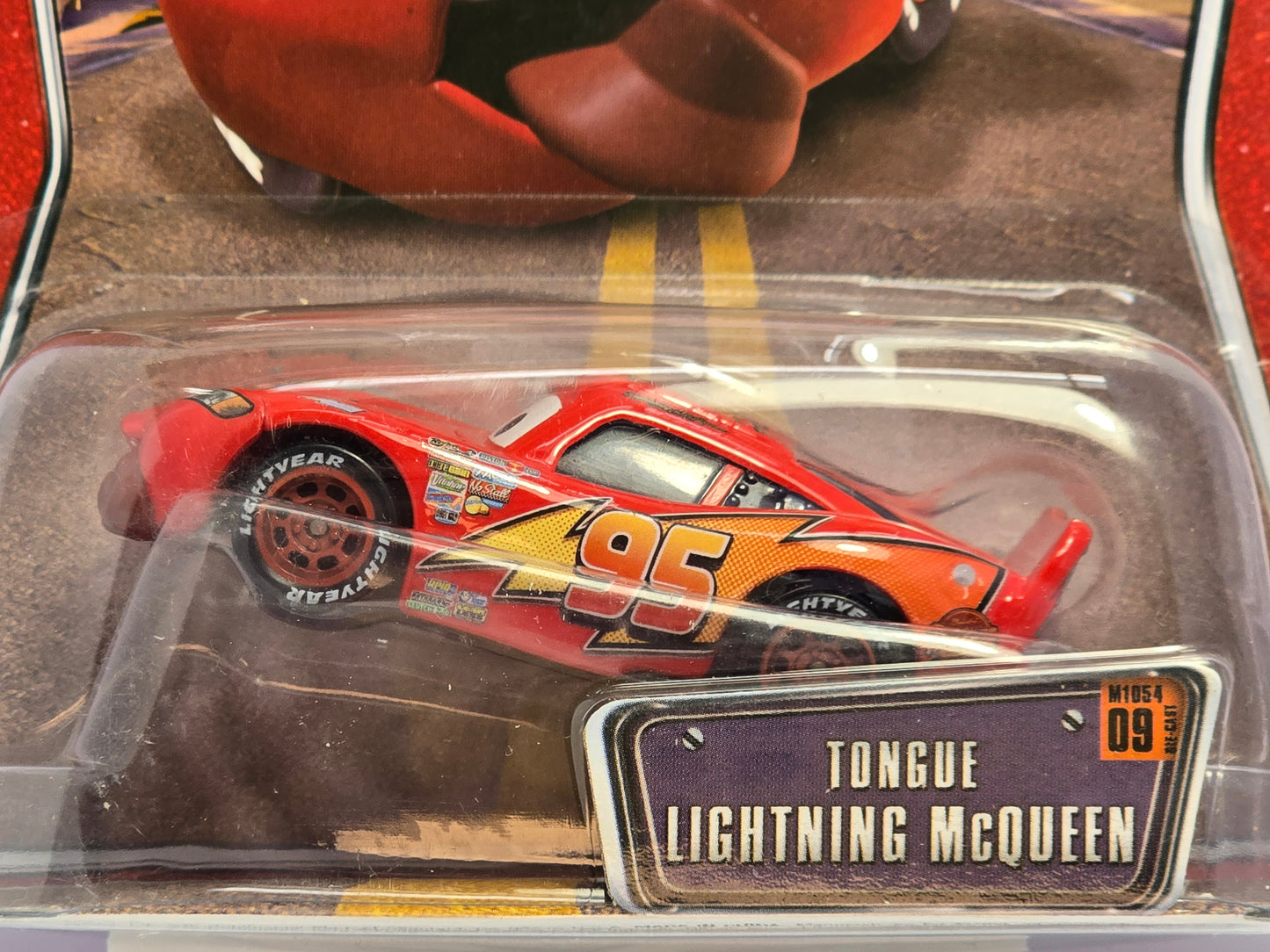 DISNEY PIXAR CARS - TONGUE LIGHTNING MCQUEEN - 2008