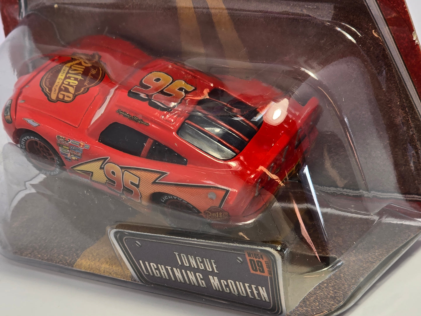 DISNEY PIXAR CARS - TONGUE LIGHTNING MCQUEEN - 2008