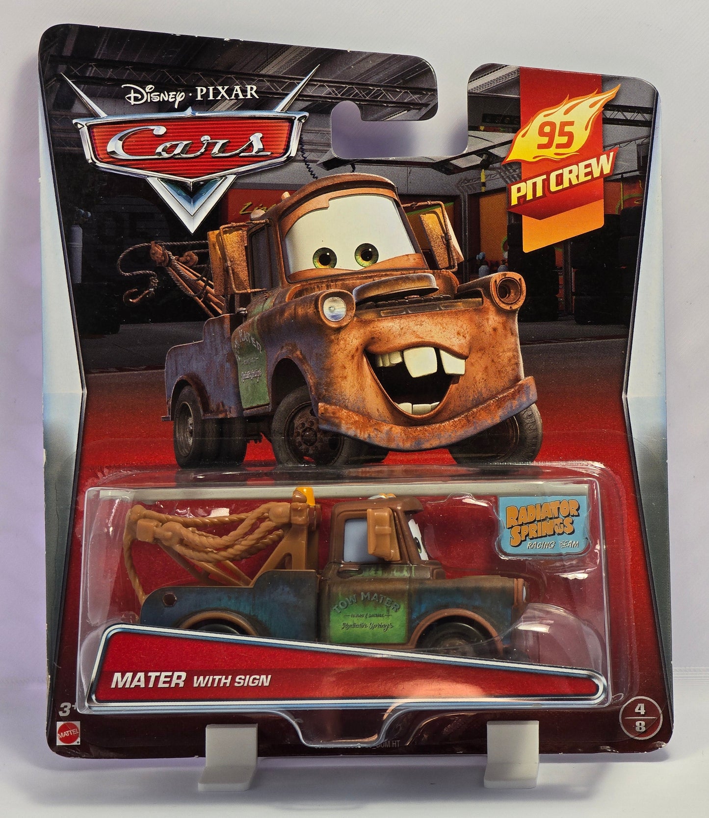DISNEY PIXAR CARS - MATER WITH SIGN - 2016