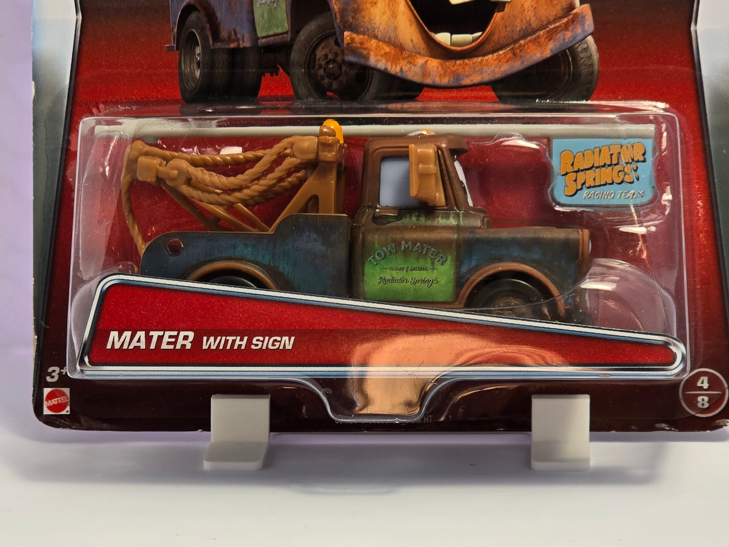 DISNEY PIXAR CARS - MATER WITH SIGN - 2016