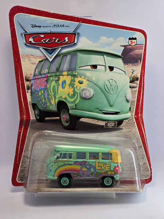 DISNEY PIXAR CARS - FILLMORE - VW CAMPER - SERIES 1 DESERT CARD - 16 BACK