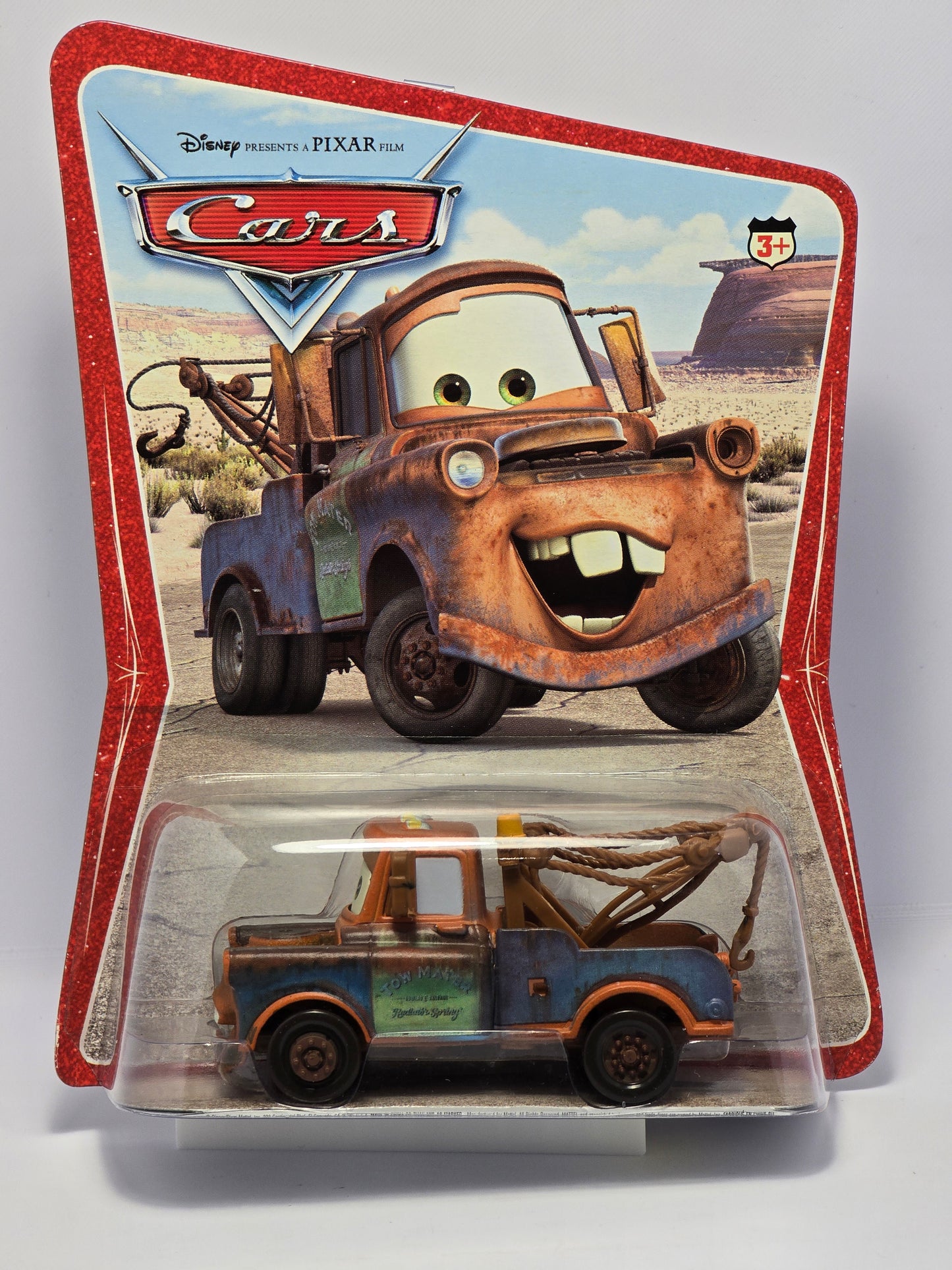DISNEY PIXAR CARS - MATER - SERIES 1 DESERT CARD - 16 BACK