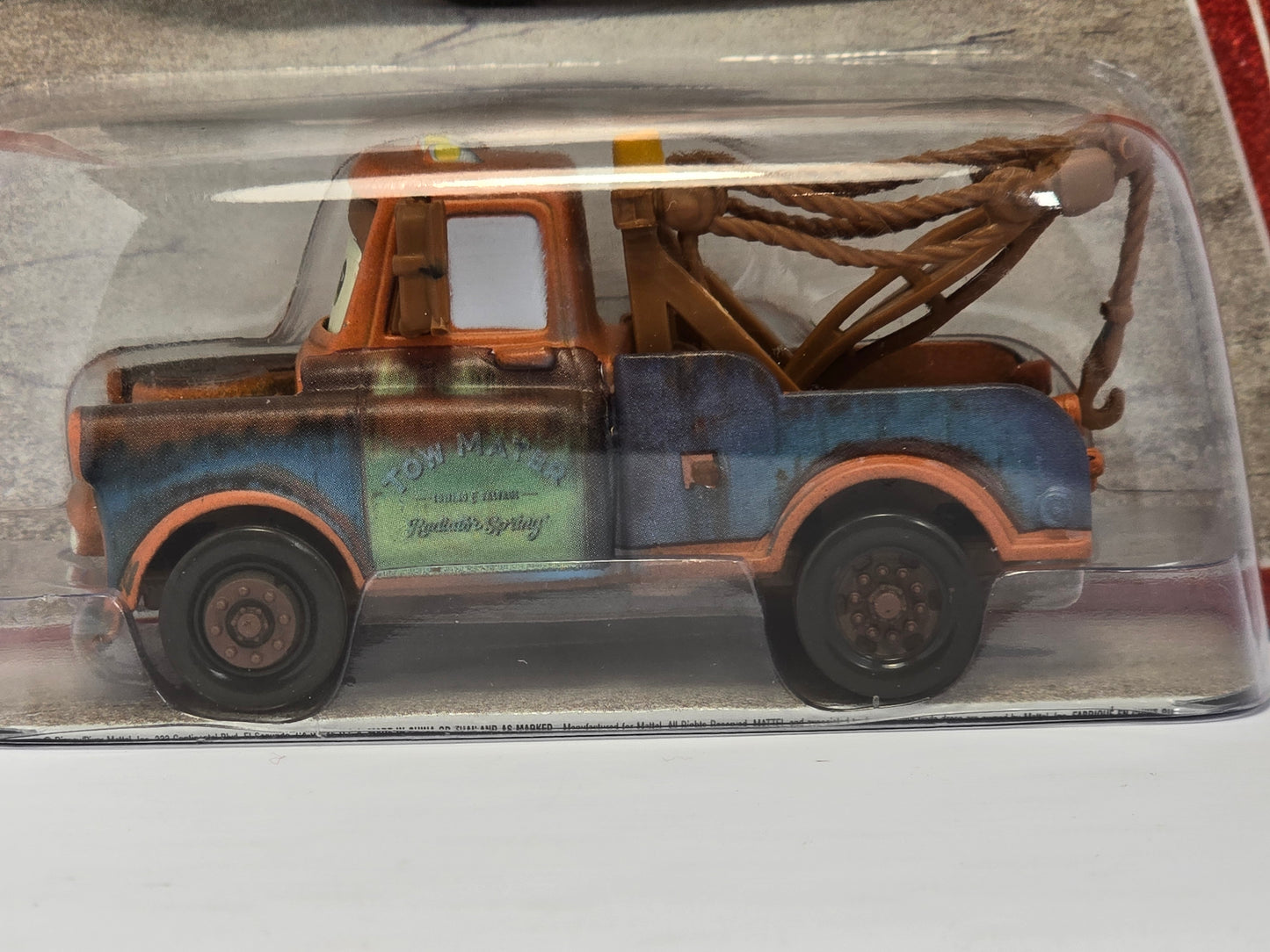 DISNEY PIXAR CARS - MATER - SERIES 1 DESERT CARD - 16 BACK