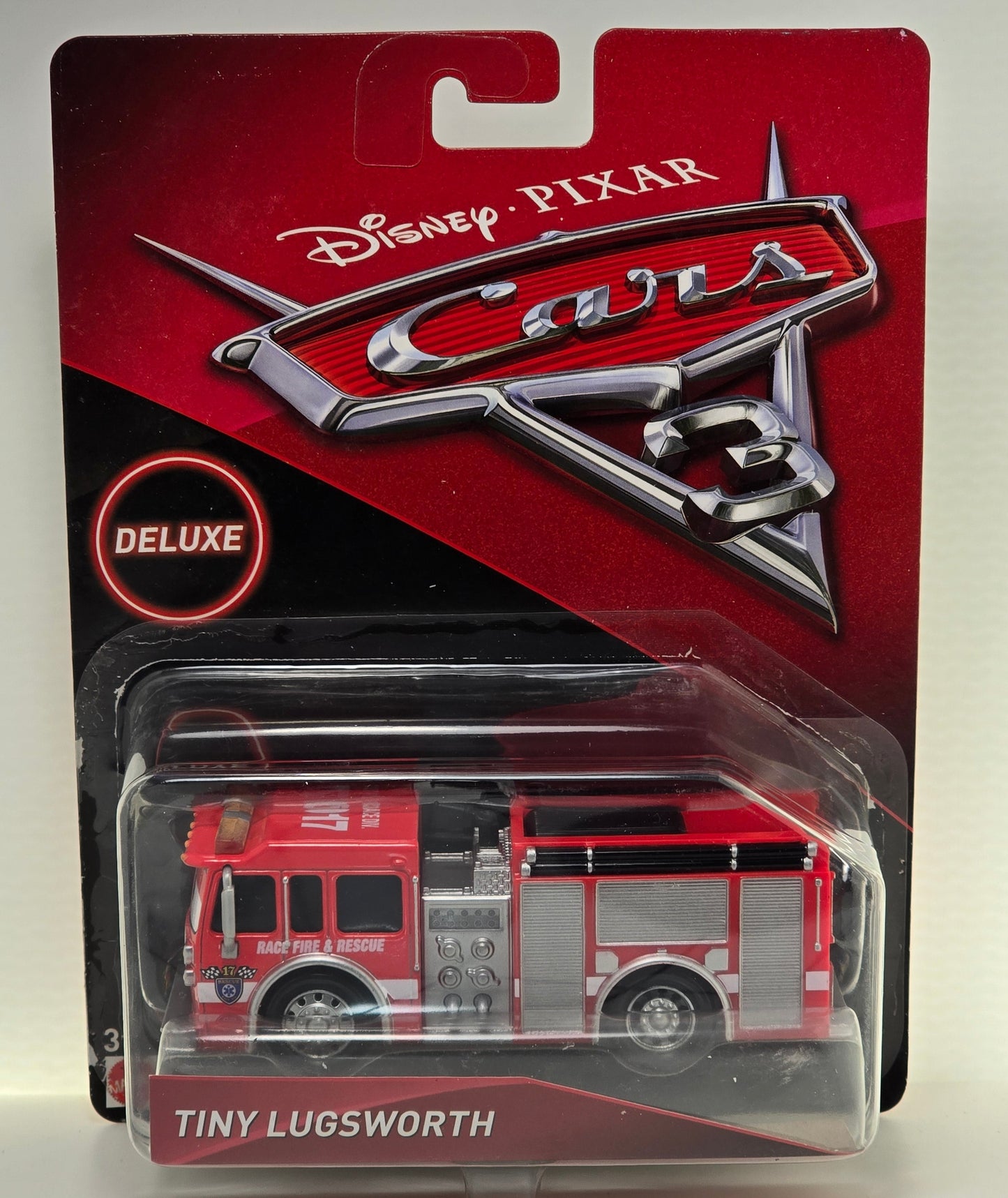 DISNEY PIXAR CARS 3 - TINY LUGSWORTH - FIRE TRUCK
