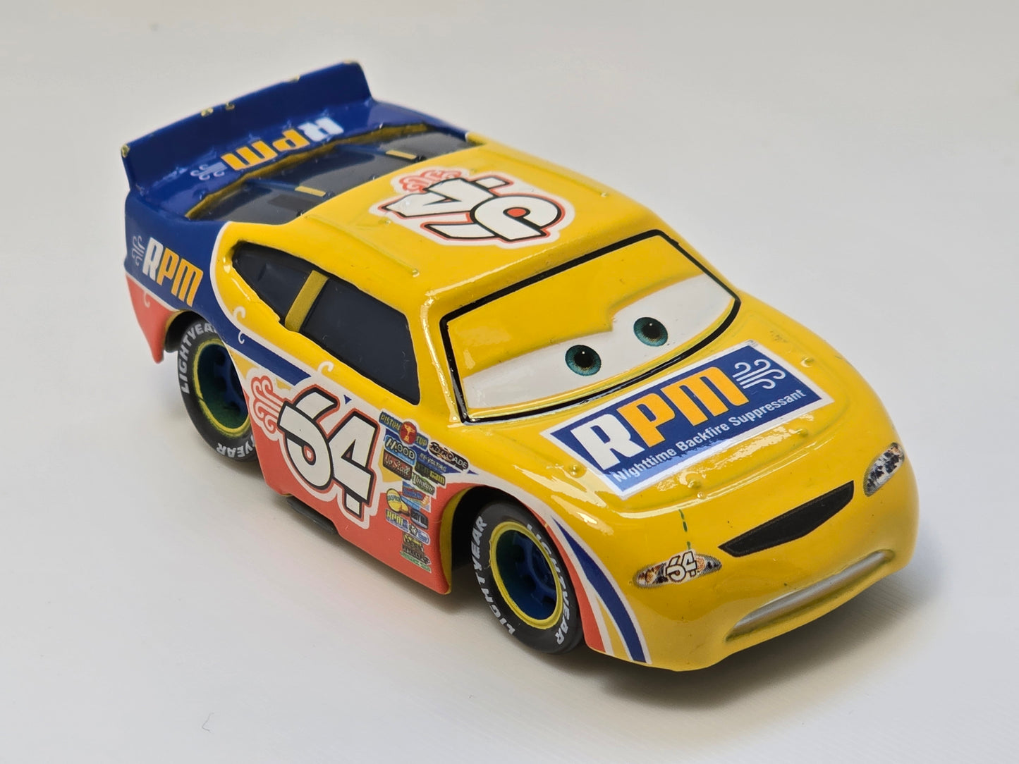 DISNEY PIXAR CARS - WINFORD BRADFORD RUTHERFORD  - RPM #64 - PRE OWNED