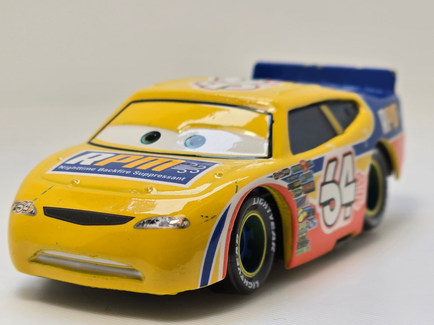 DISNEY PIXAR CARS - WINFORD BRADFORD RUTHERFORD  - RPM #64 - PRE OWNED