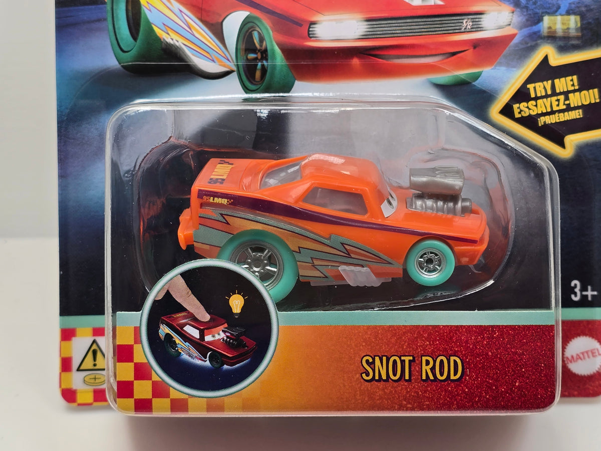 DISNEY PIXAR CARS  - RACE TO CELEBRATE - LIGHT UP - SNOT ROD  - NEW