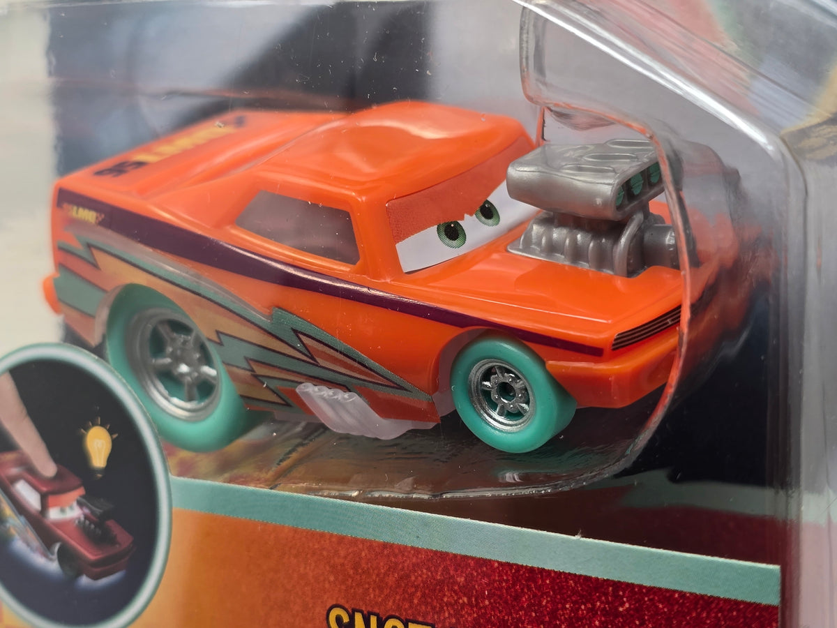 DISNEY PIXAR CARS  - RACE TO CELEBRATE - LIGHT UP - SNOT ROD  - NEW
