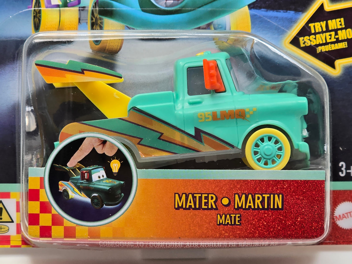 DISNEY PIXAR CARS  - RACE TO CELEBRATE - LIGHT UP - MATER  - NEW