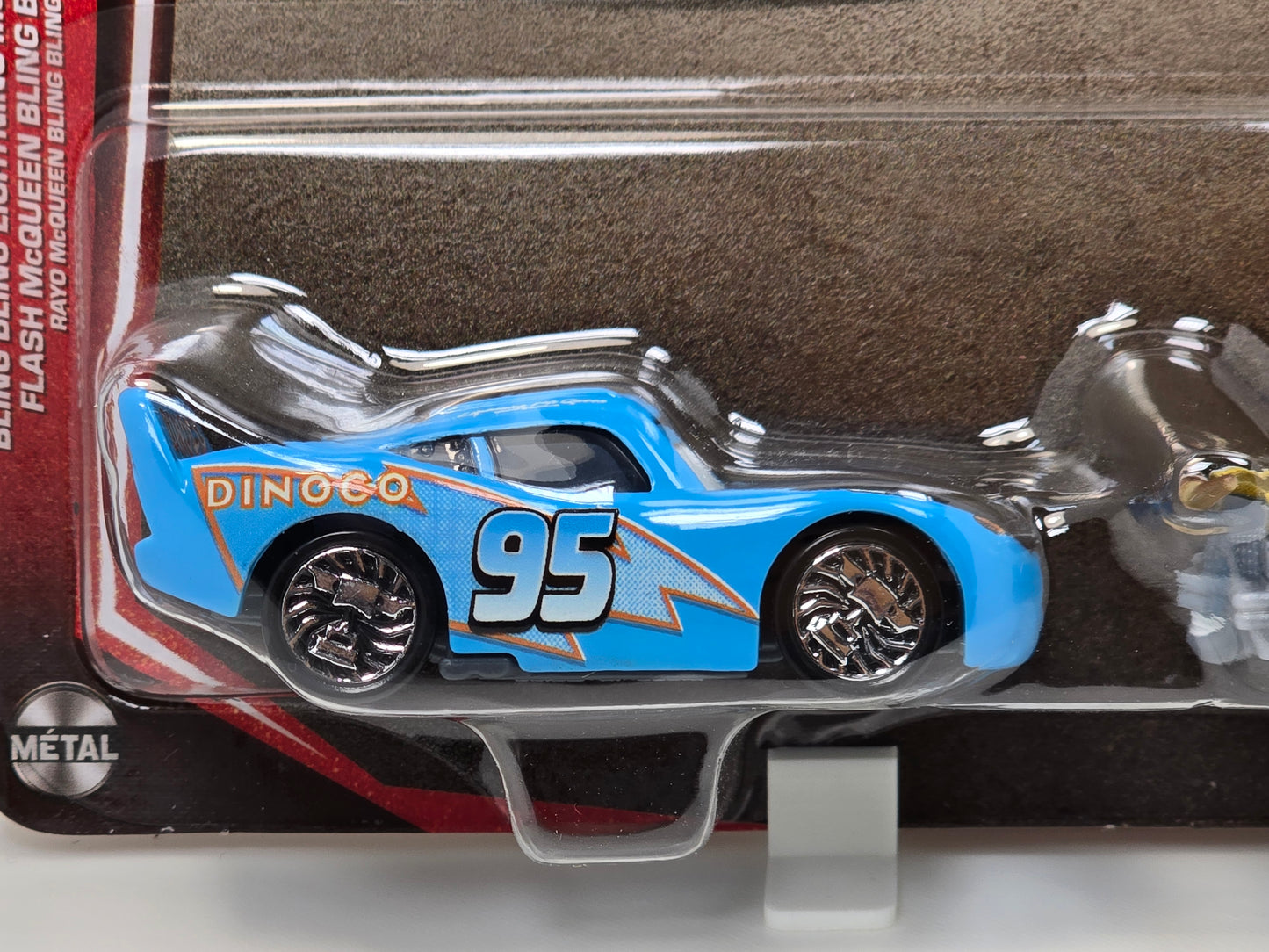 DISNEY PIXAR CARS  - 20th ANNIVERSARY - BLING BLING LIGHTNING McQUEEN & TEX DINOCO - 2 PACK