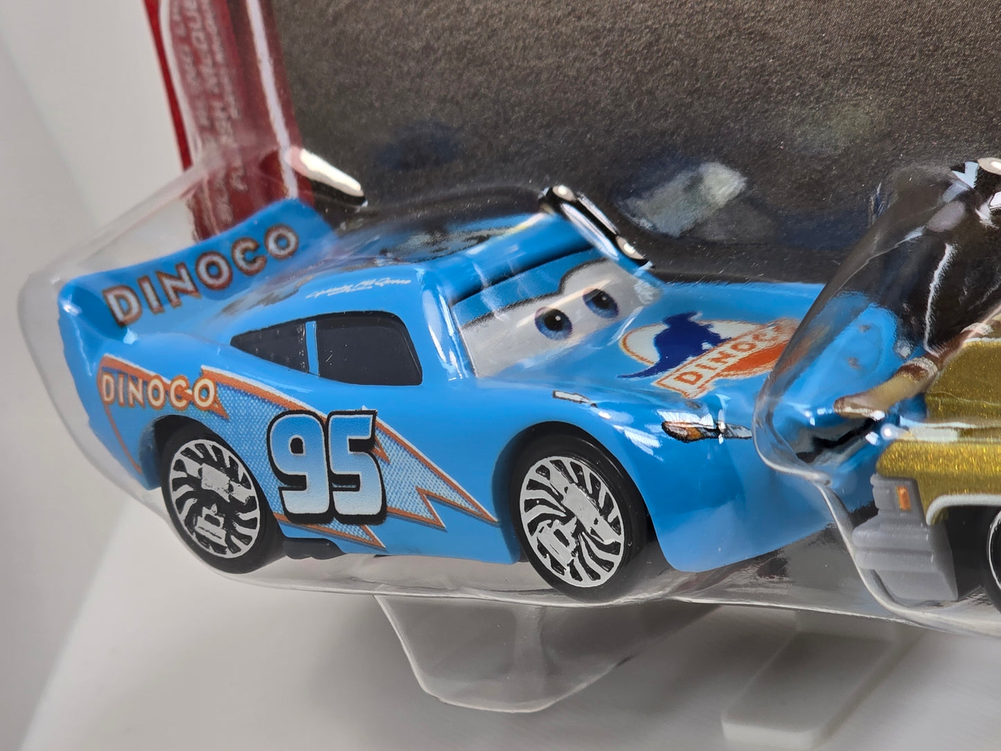 DISNEY PIXAR CARS  - 20th ANNIVERSARY - BLING BLING LIGHTNING McQUEEN & TEX DINOCO - 2 PACK