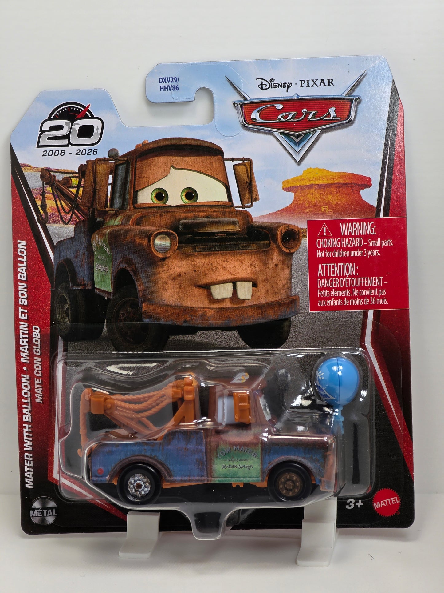 DISNEY PIXAR CARS - MATER WITH BALLOON - 20th ANNIVERSARY